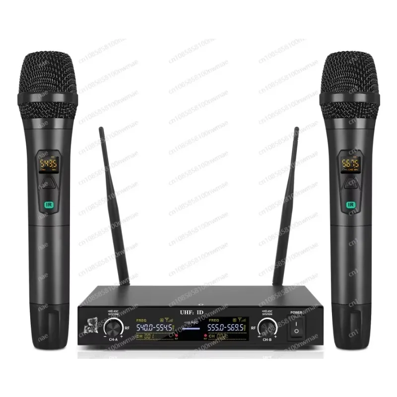 One to two wireless microphone UHF FM microphone performance conference speech headset fanny pack U771