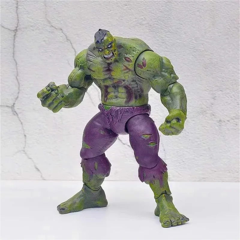 

18cm Movie Peripheral Superhero Zombie Spider Man Captain America Hulk Action Figure Movable Joint Model Desktop Ornament Gift