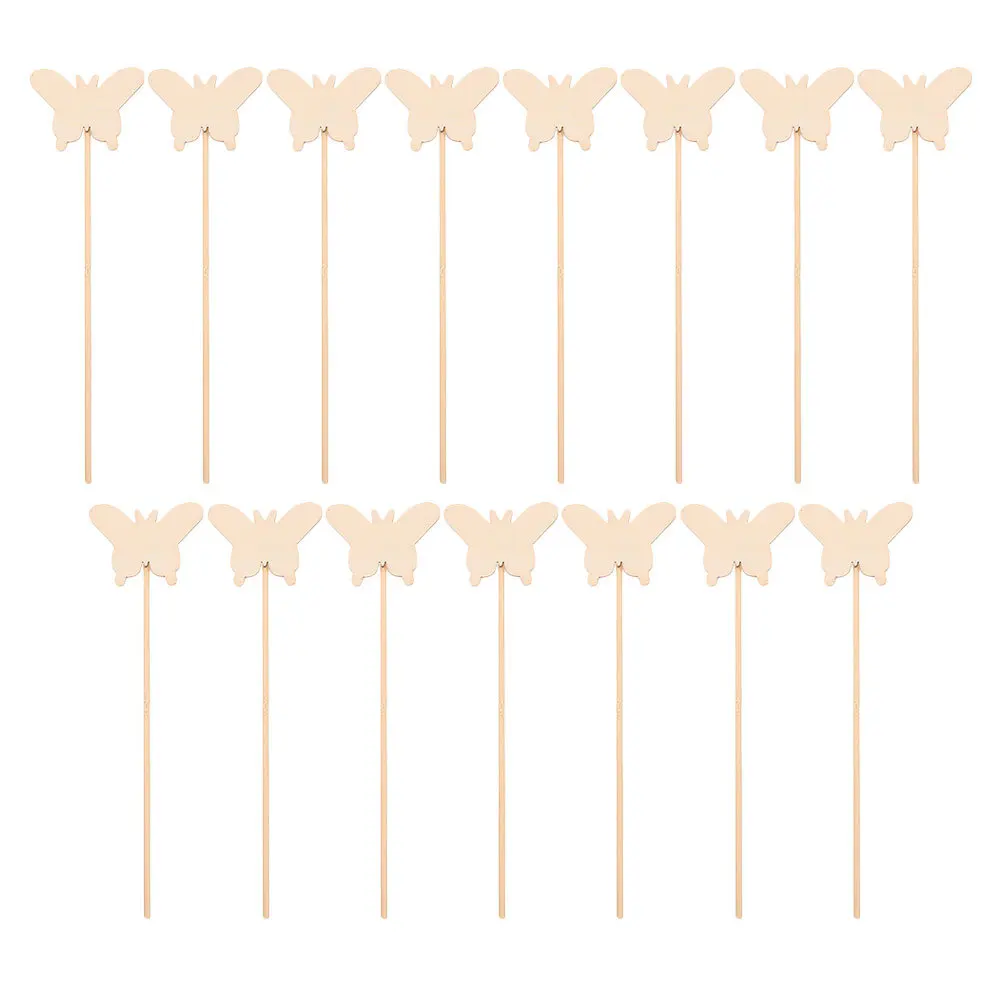 15 قطعة من عصي الجنية الخشبية ذاتية الصنع عصي غير مكتملة لمشاريع الهدايا الإبداعية لوحة يدوية وتطوير الدماغ عصا خرافية ذاتية الصنع