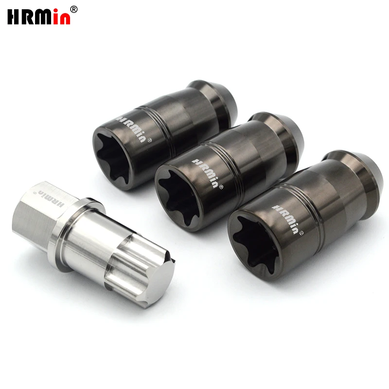 

HRMin Gr.5 titanium cone seat wheel lug nut titanium nut M12*1.5*45mm for Toyota,Mazda,Honda,Acura,Scion,Lexus,Mitsubishi,Kia