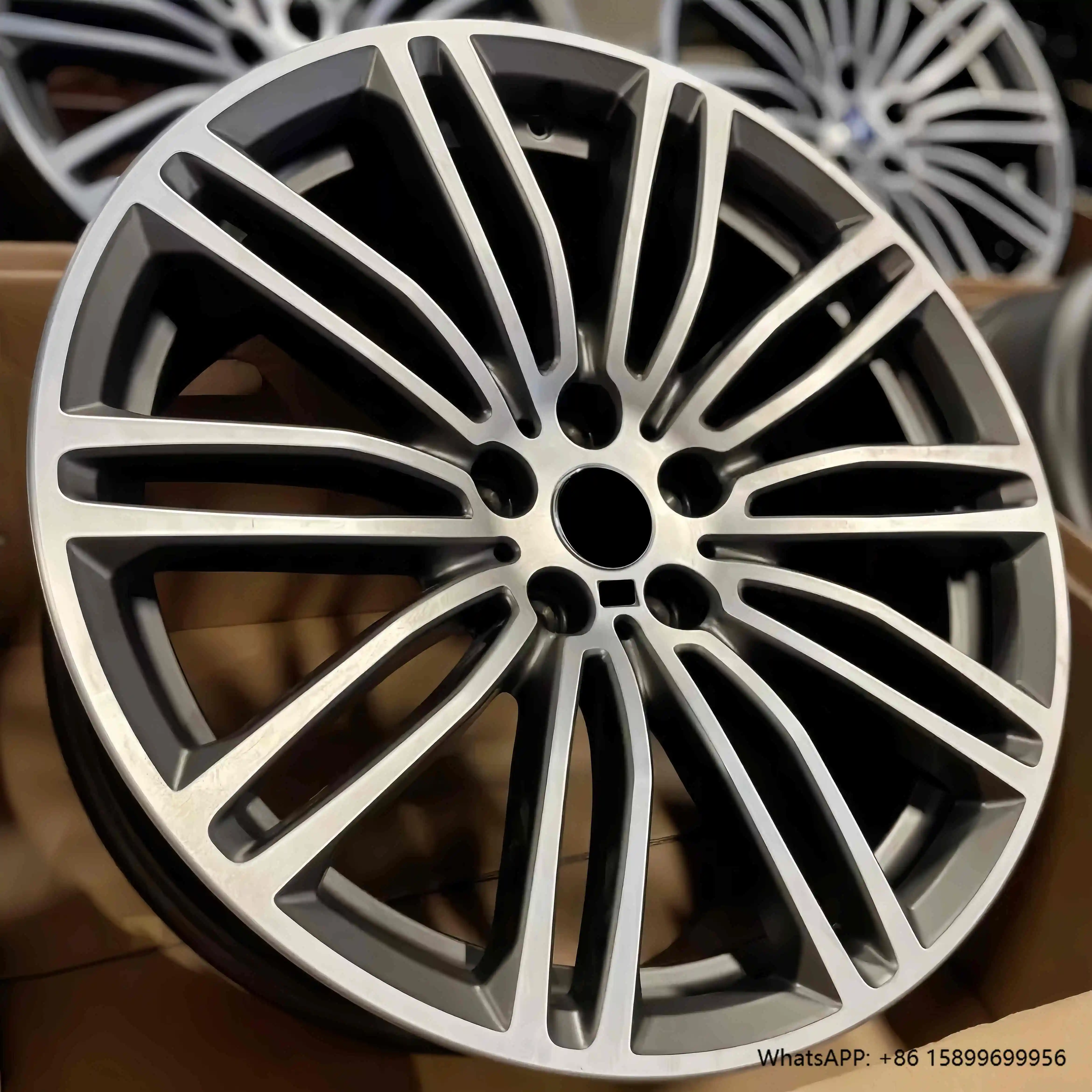 

For BWM 5 Series G30 G31 KW Forged 5x120 5x112 in STOCK Wheels 19 Inch Rims Gunmetal Machine Face Alloy Car Wheels