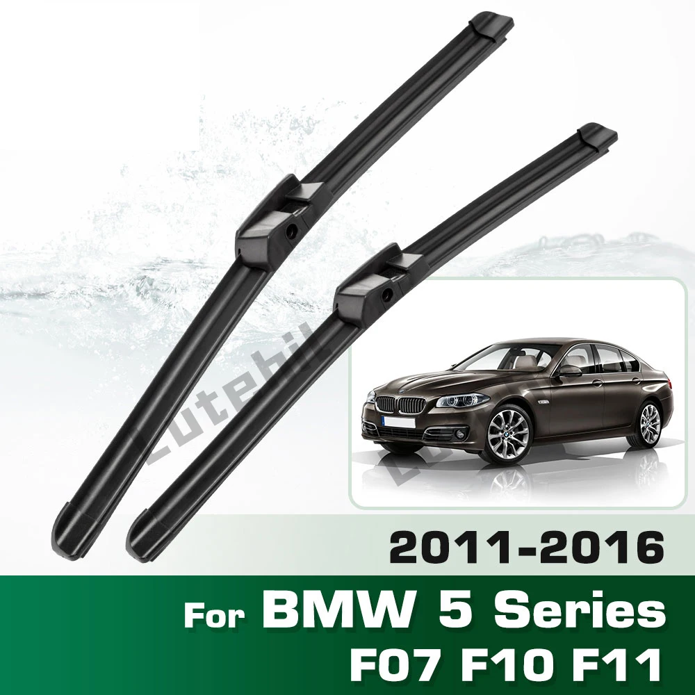 Scheibenwischer LHD Frontwischerblätter für BMW 5er F07 F10 F11 2011–2016 Windschutzscheibe Windschutzscheibe Fenster Regenbürsten 26"+18"