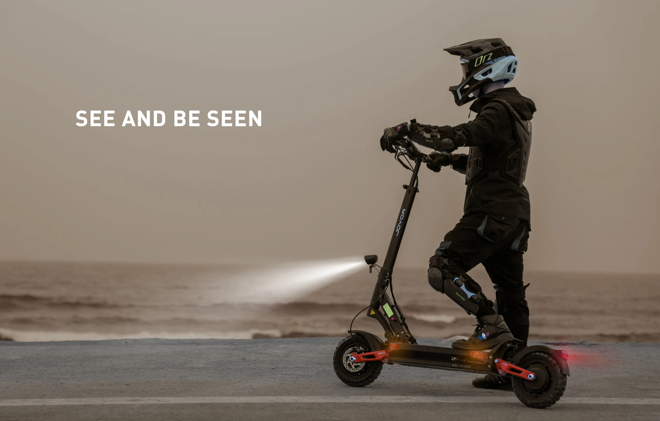 JOYOR T10 Elektroroller für Erwachsene, 60V18AH Akku, Offroad-E-Scooter, 10-Zoll-Offroad-Reifen, faltbarer E-Scooter – Detail 13