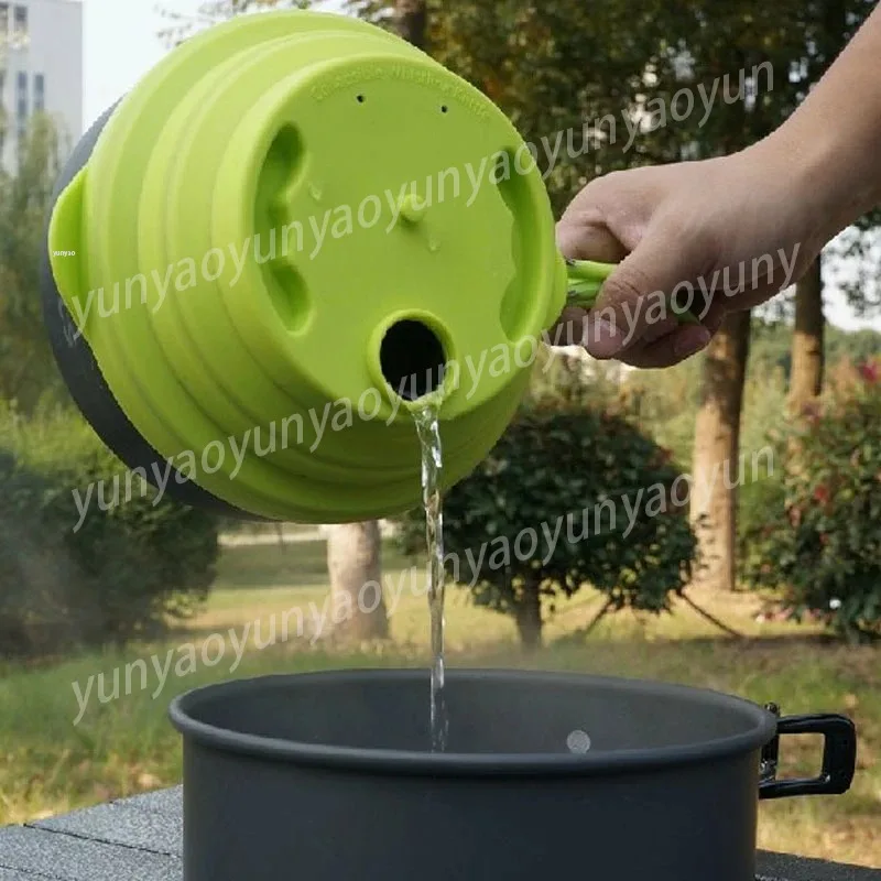 Multifunctional Kettle Silicone Dust Cover, Mingyin Pot Cover, Outdoor Camping Picnic Frying Pan CW-K05