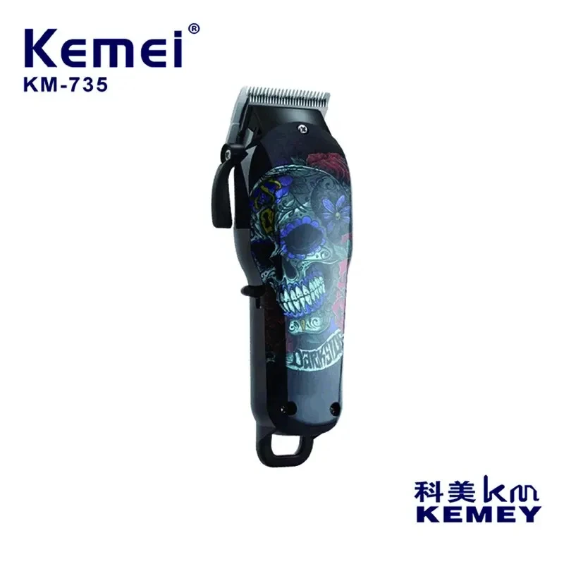 Kemei KM-735 Head electric hair clippers and trimmers Professional 2200 Mah Lithium Battery Fast Charging