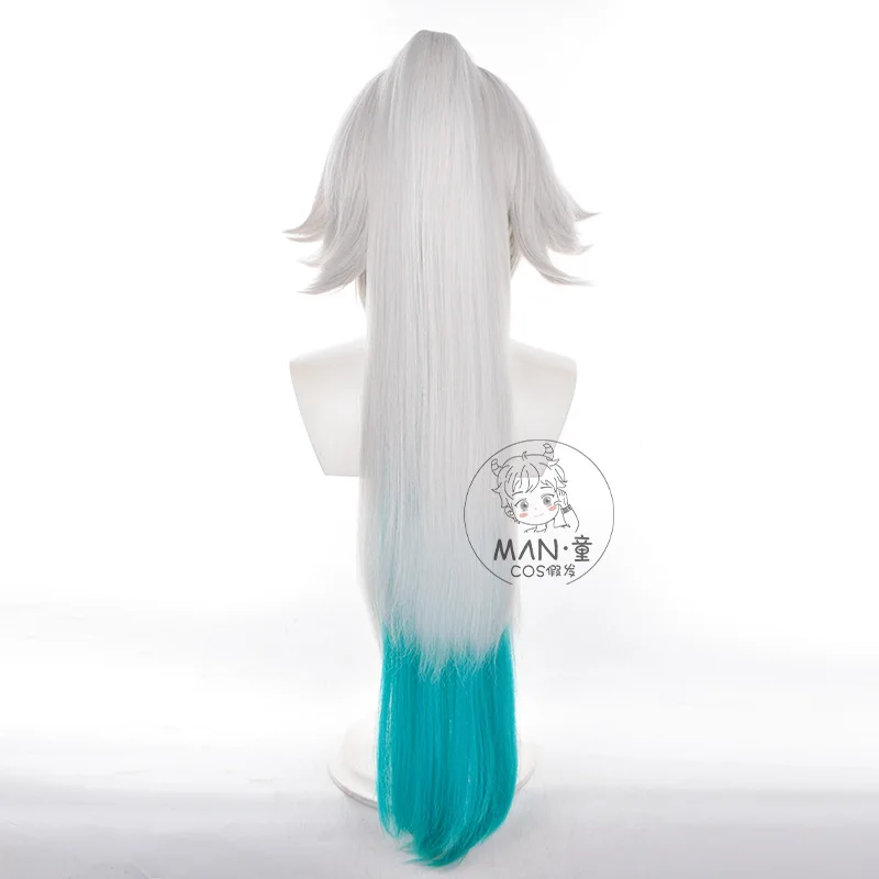 Honkai: Star Rail Feixiao cosplay wig simulation scalp top tiger clip ponytail Halloween gift