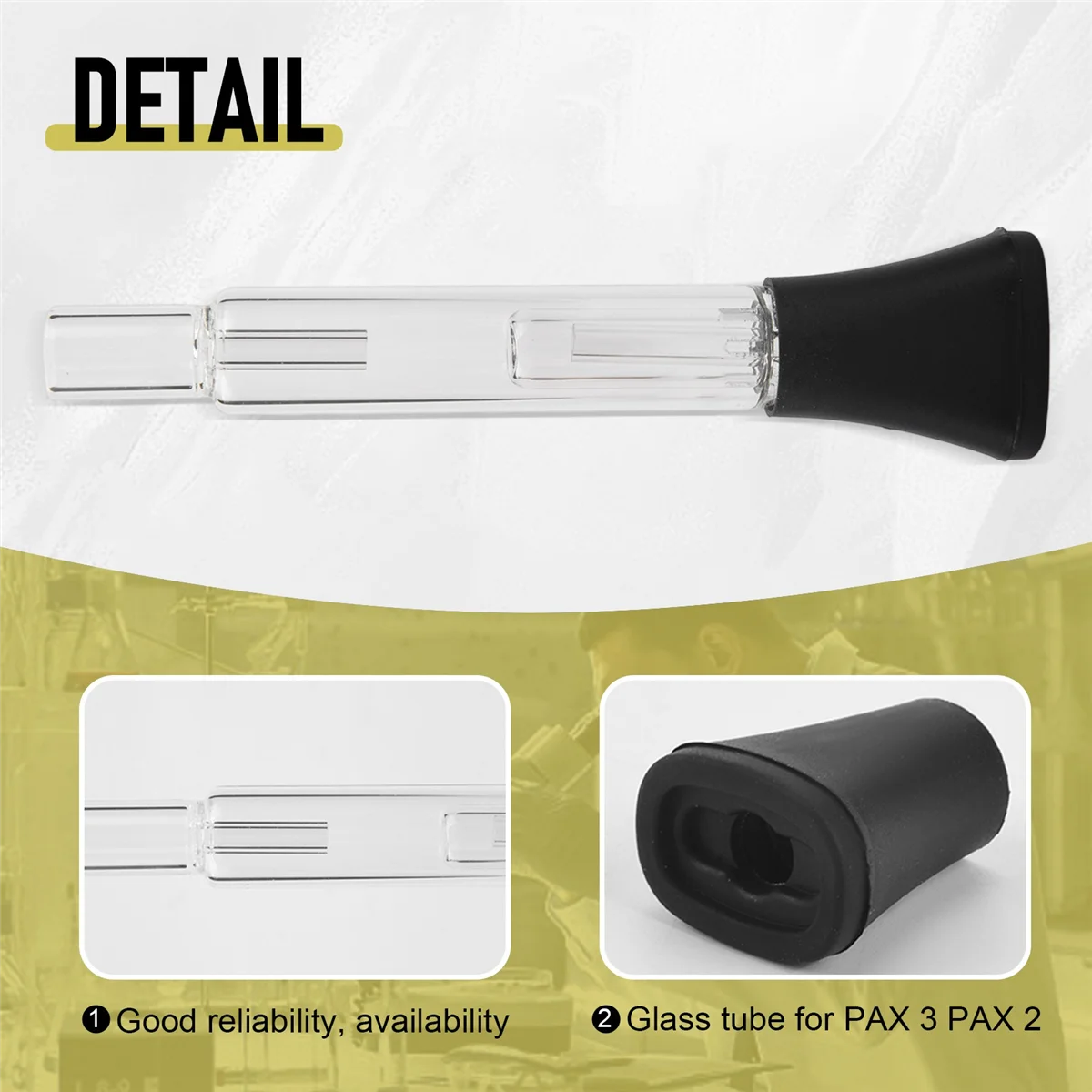 New Glass Water Mouthpiece Filtering Adapter Accessories for Pax 2 Pax 3 Accessories