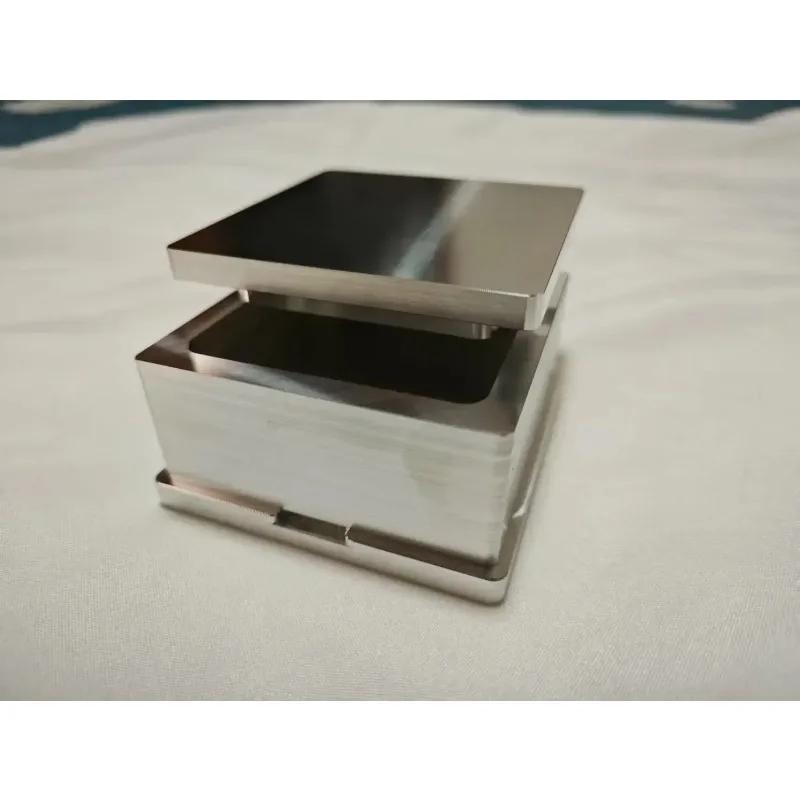 

2.5x2.5 inch Rosin Pre Press Mold Premium Aircraft Aluminum Material Easy Separation with No Sticking