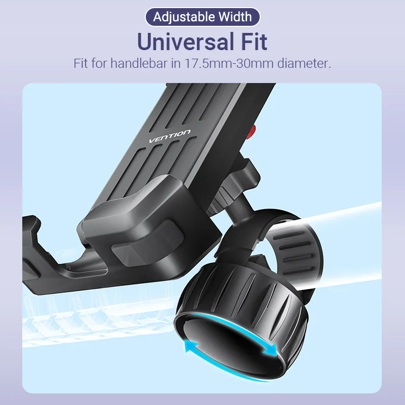 Велосипедное крепление для телефона Vention с ручкой, велосипедный держатель для телефона для мотоцикла, универсальное крепление для мобильного телефона для руля телефона 4,7 "-6,9"