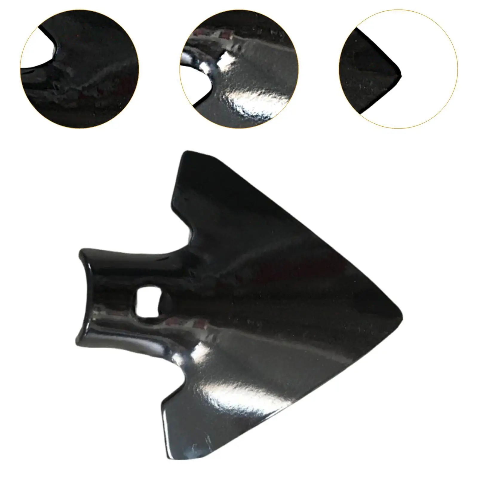 Agricultural Cultivator Spade Sharp Plow Blade Part Weeding Tool Accessory for Field Tiller Machine