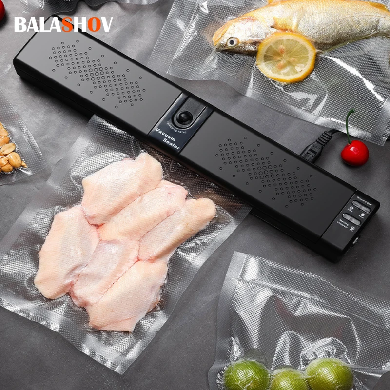 

Household Food Vacuum Sealer Food Packaging Machine Film Sealer EU Plug Food Packer Food Saver Commercial Vacuum Food Sealing