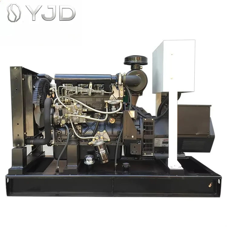 Silent 50Hz Auto Start 3-Phase Diesel Generator with 11KW Brushless Alternator and 25KW Dynamo 50KVA