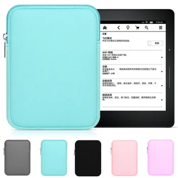 Dla Kindle 2024 2022 2021 Paperwhite Colorsoft 1 2 3 5 6 10th 11th 12th Generation 6 6.8 7 Inch Soft Sleeve ereader zipper Bag