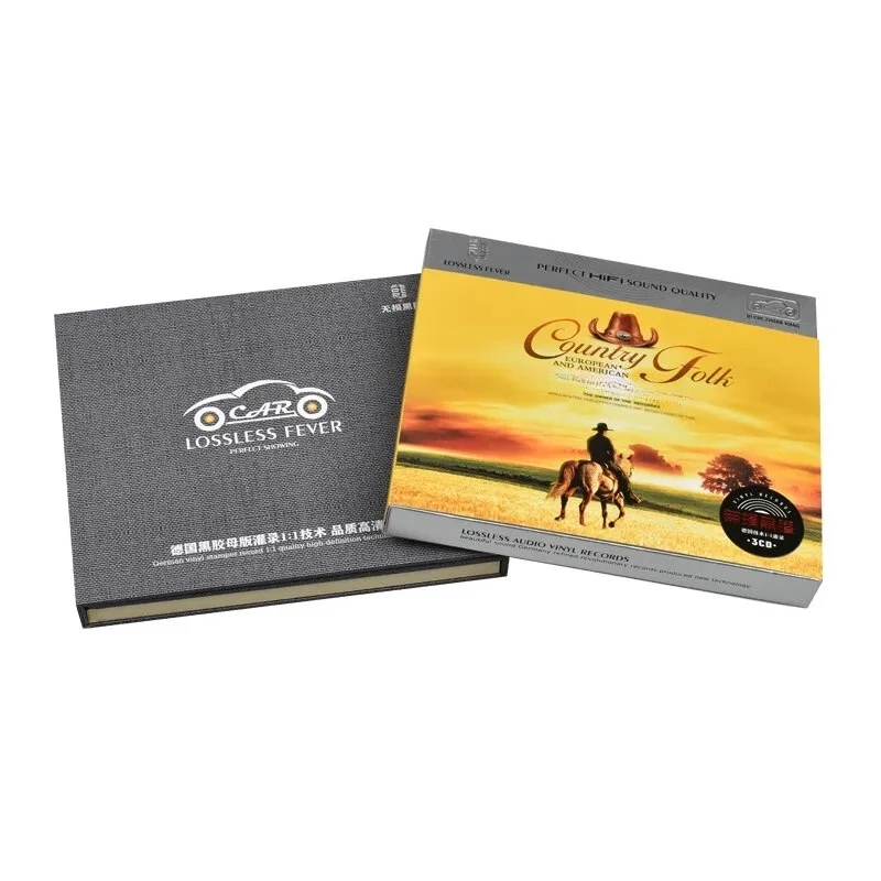 

Американская народная музыка кантри, европейские и американские классические английские песни, «Эль Кондор Паас», виниловый автомобильный компакт-диск