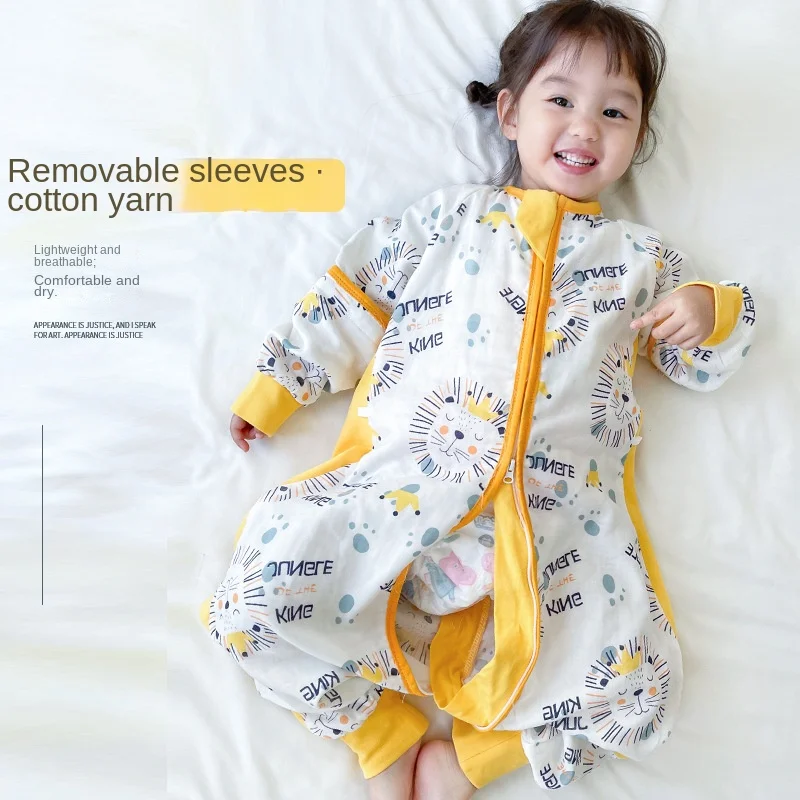 Real Baby Sleeping Bag Spring & Autumn Toddler Sleep Sack Kids Cartoon Cotton Bedding Children Bed Jumpsuit Soft Pajamas bebe 침낭