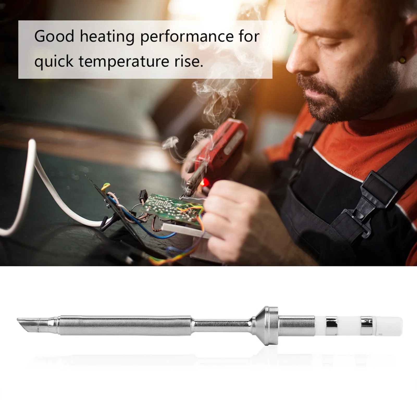 Mini punte per saldatore in acciaio inossidabile da 1 pezzo di ricambio per saldatore TS100 TS-C4