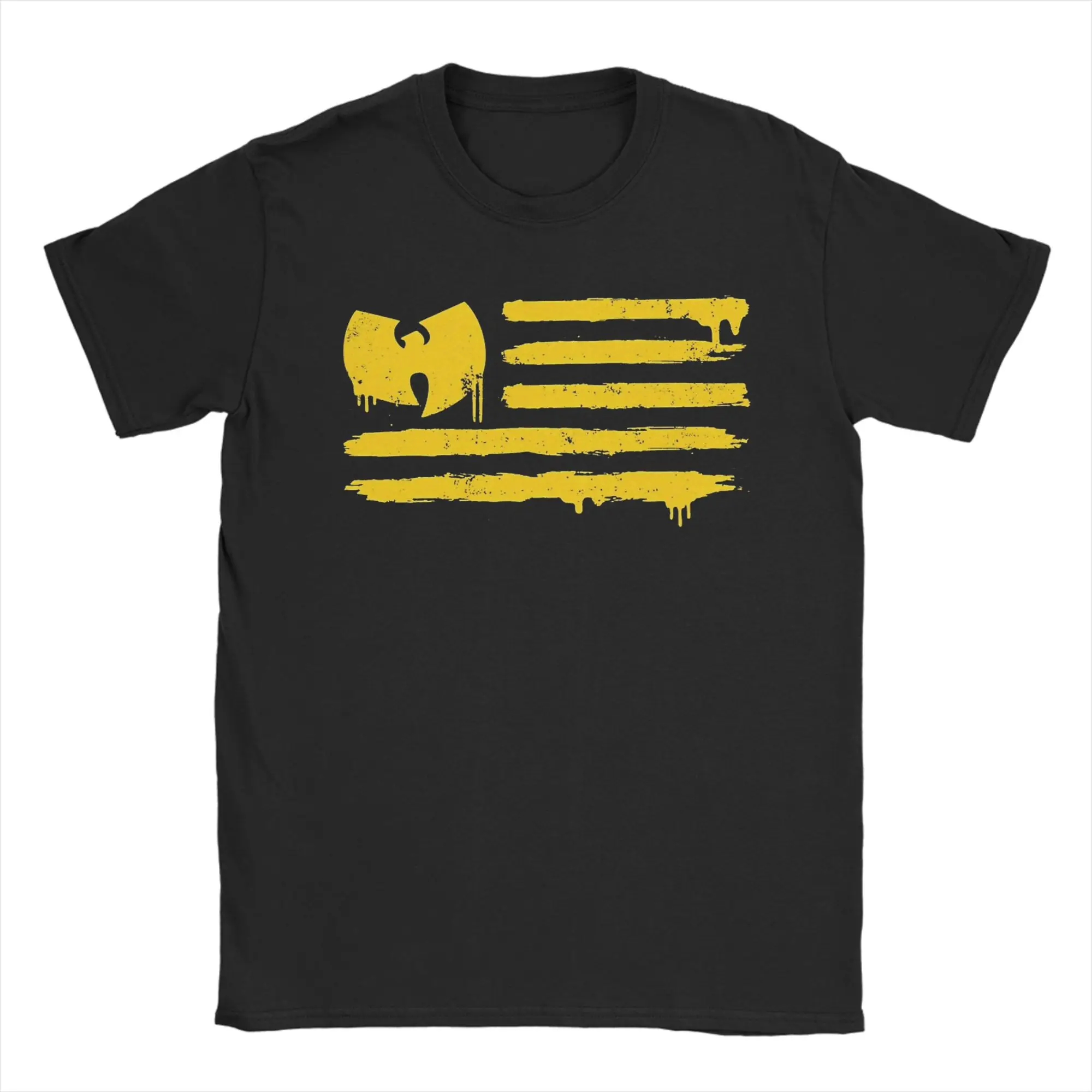 Men's T-Shirt Legendary Rap Group Wu Tang Clan Fun 100% Cotton Tees Short Sleeve  T Shirt Round Neck Clothing Party