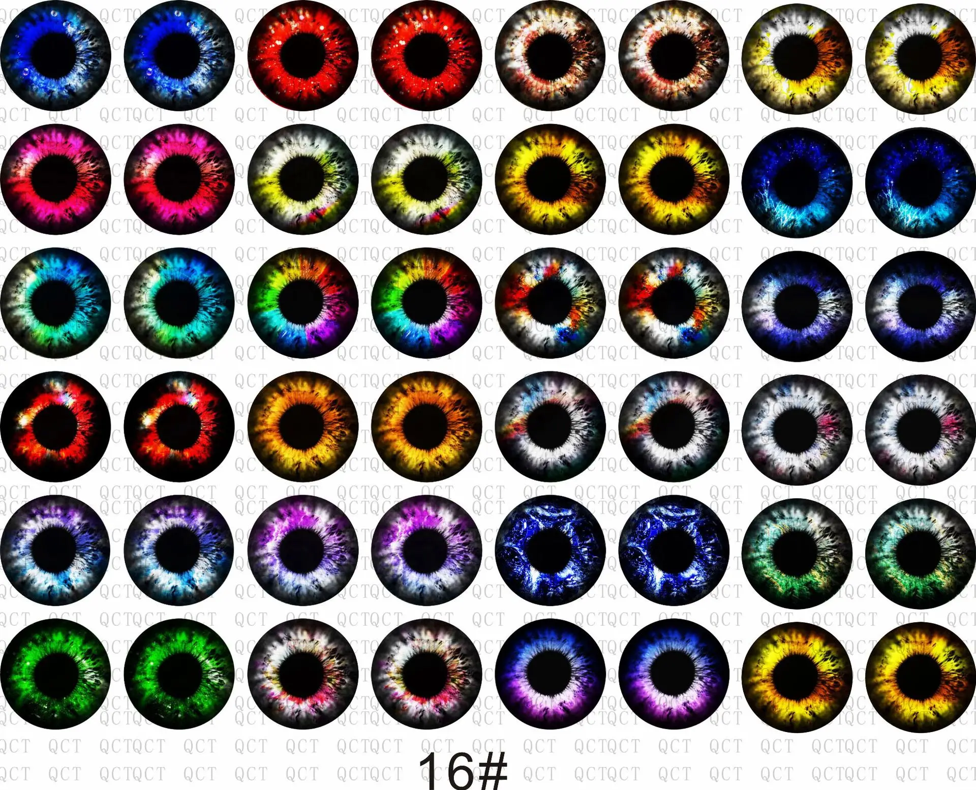 50Pcs Puppe Glas Eye Runde Drachen Puppe Katze Augen In Pairs Glas Flatback Cabochon Dekoration Keychain DIY Zubehör