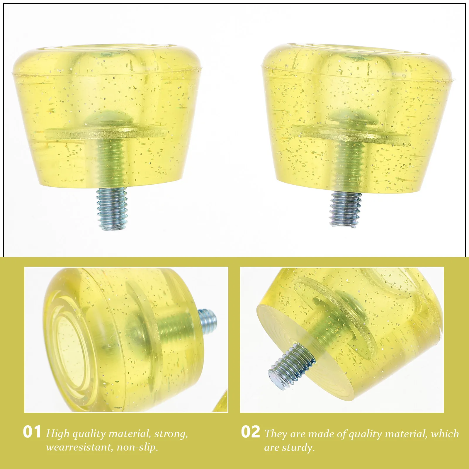 

1Set Roller Skate Brake Professional Durable Adjustable PU Brake Pad Skates Toe Stopper Safety Roller Skates Accessory Stopping