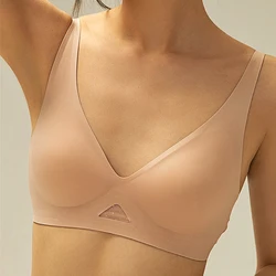 FINETOO Seamless Bras For Women Wire Free Brassieres Push Up Intimate Soft Bras Women's Underwear Sexy Lingerie Female Bralette