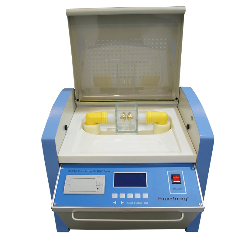 HZJQ-1 100 kV Transformer Oil Break Down Volt BDV Tester Set 100kV Insulating Dielectric Strength Testing Equipment Price