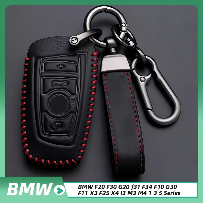 

Car Key Case Cover for BMW 520 F10 F30 F18 118i 320i 1 3 5 7 Series X3 F25 X4 M3 M5 Keychain Bag Shell Accessories Holder
