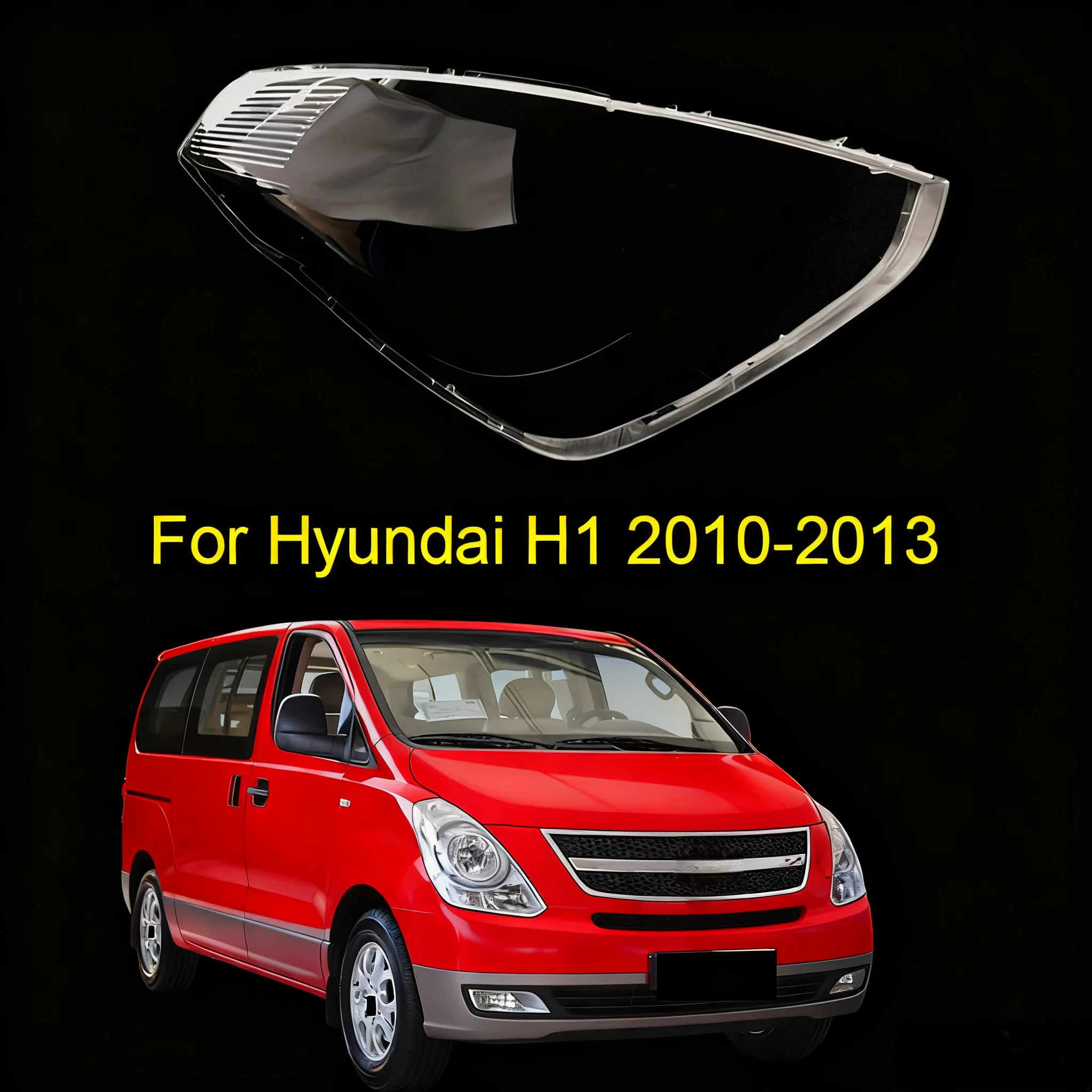 

Car Front Headlight Lens Glass Auto Shell Headlamp Lampshade Head Light Lamp Cover Lampcover For Hyundai H1 2010 2011 2012 2013
