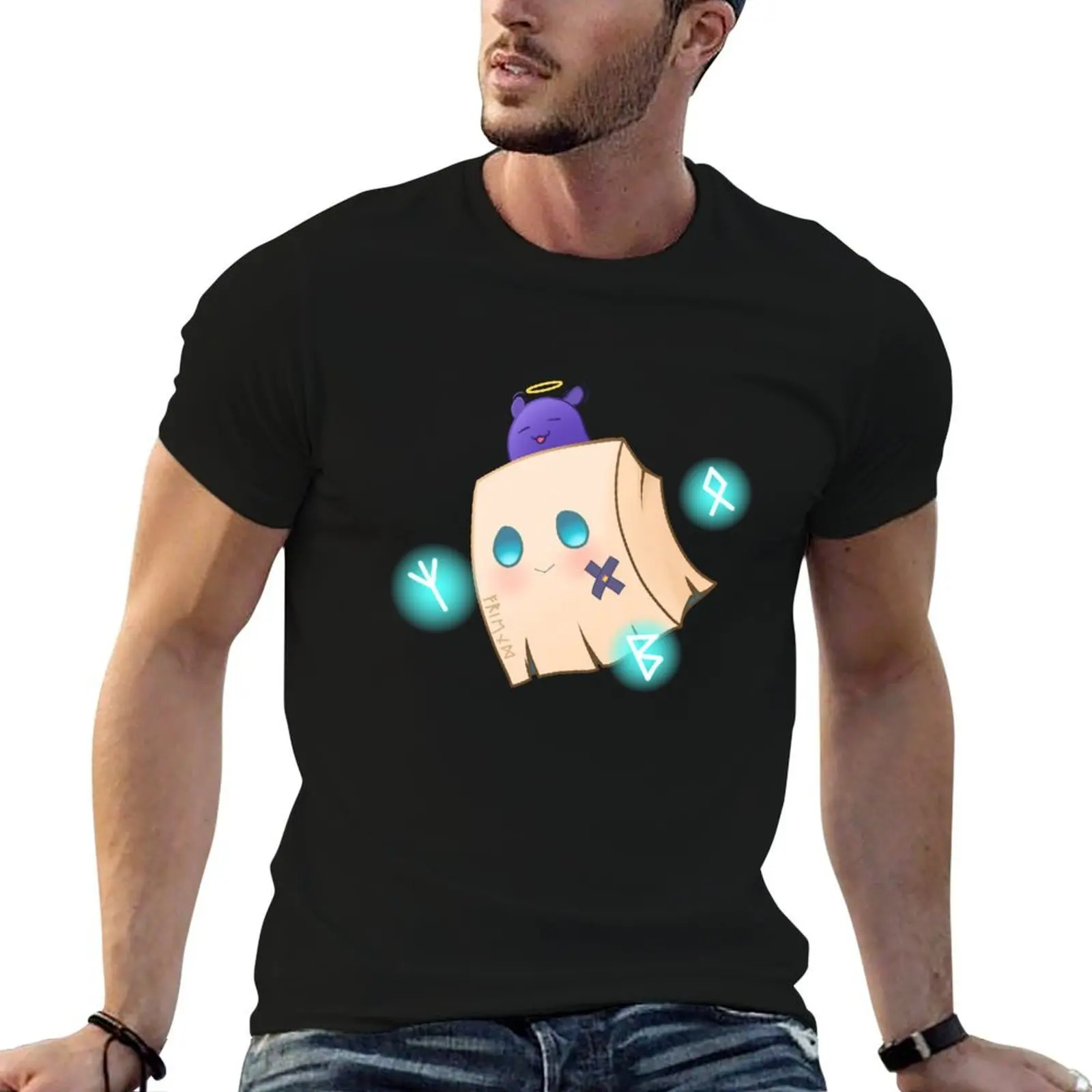 

friend and takodachi T-Shirt graphic t shirts for man man tshirt man t shirt luxury T-shirt