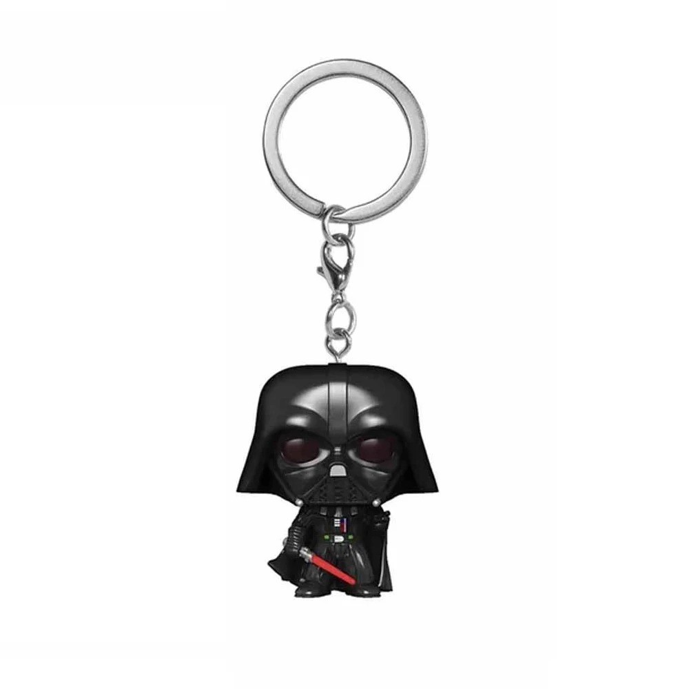 Hot pop Keychain Star Wars the Mandalorian Skywalker Luke Chubacca R2-D2 Yoda the Child Vinyl Action Figures Toys