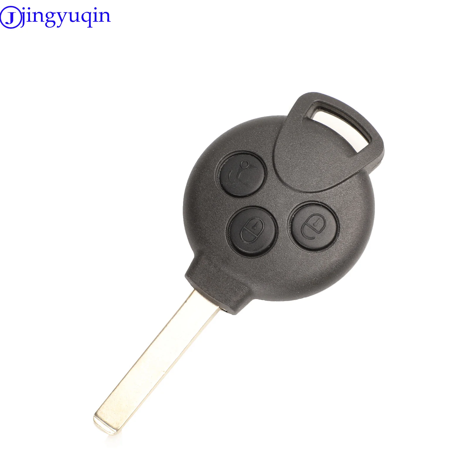 Jingyuqin 3/4 Buttons Remote Car Key Shell For Mercedes-Benz Smart Fortwo 451 2007-2013 Remote Key Case Fob