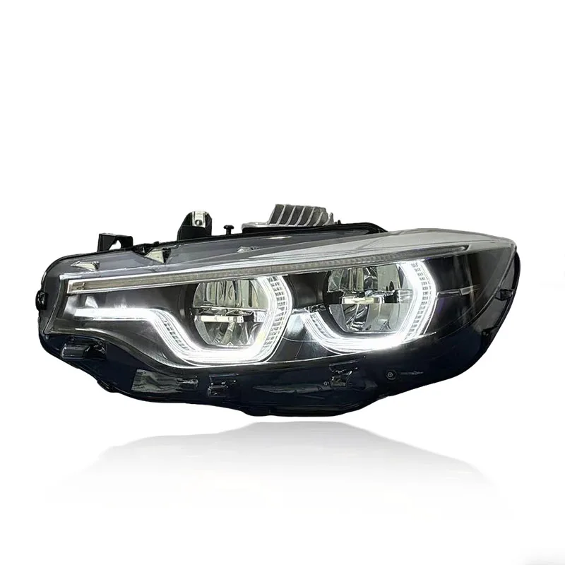 Auto Parts LED Headlight For BMW 4 Series F32 F36 F80 F82 Tri-Color Yellow/White/Amber Upgrade DRL Headlights