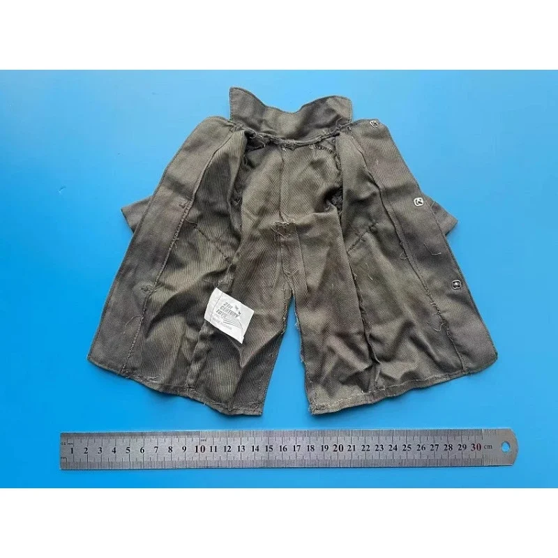 1/6 Scale Male Soldier Clothes World War II German Army Green Coat Overcoat Model for 12inch Action Figures Doll Body