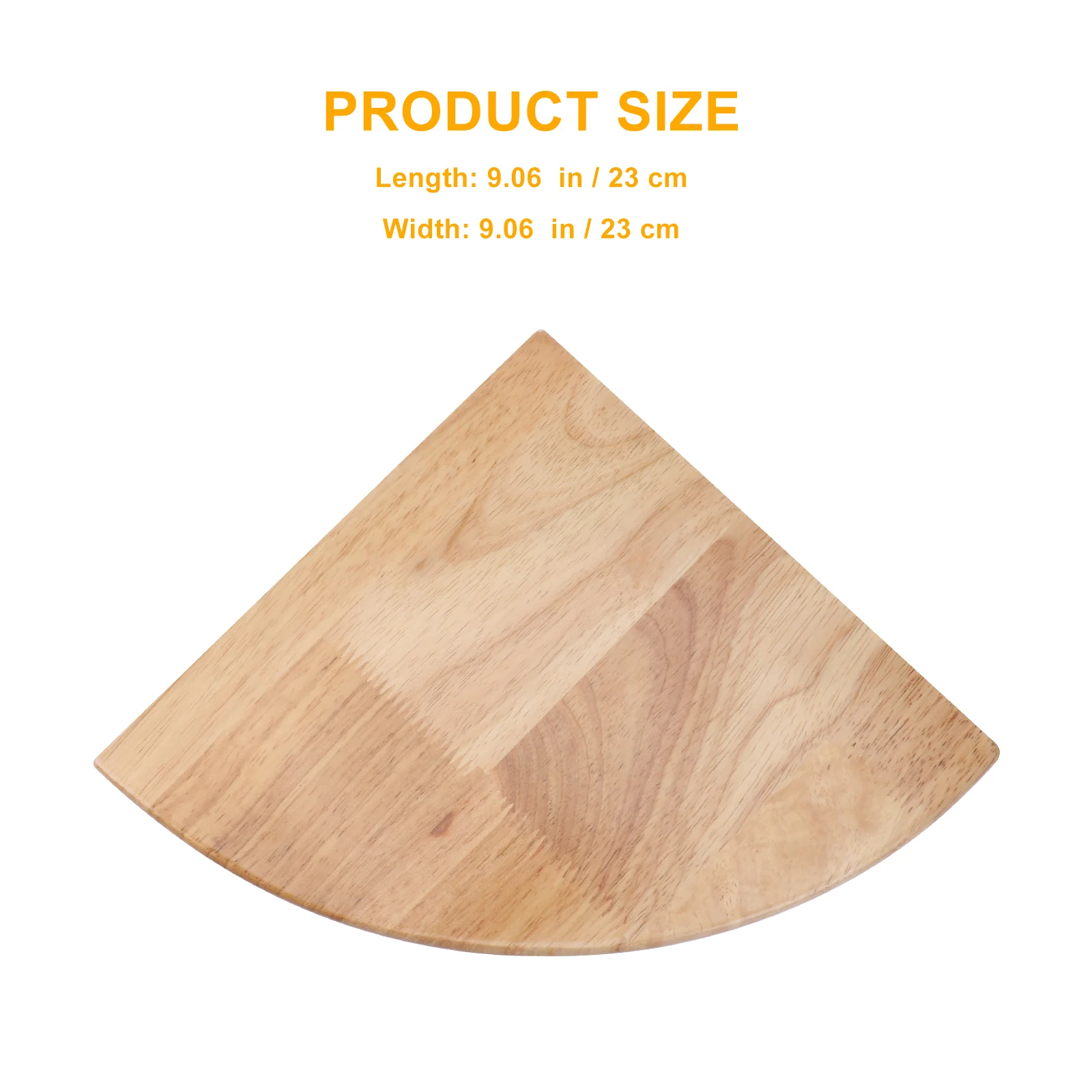 Corner Wall Shelf Wood Floating Shelves Wall Mounted Hanging Rustic Organizer Displays Storage Rack 18cm
