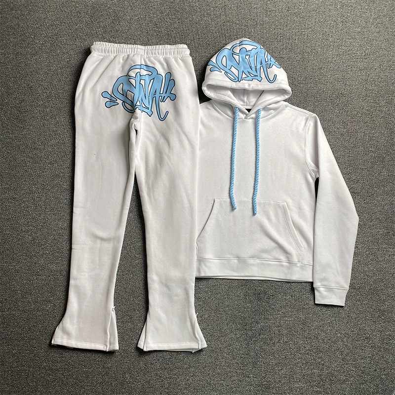 Synaworld Hoodie and Sweatpants Set High Quality Y2K Harajuku Streetwear Designer Clothes Mens Hoodies Syna World Tracksuits