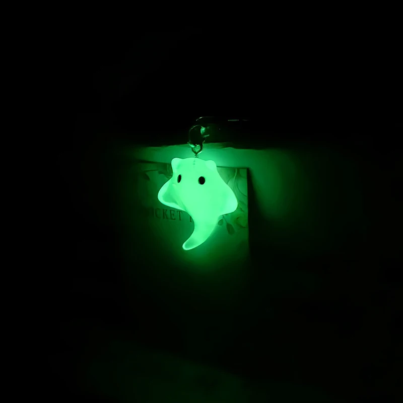 Cute Luminous Devil Fish Phone Dust Plug Accessories Decoration Hanging Pendant For iPhone For Samsung Type-C Charging Port view 2