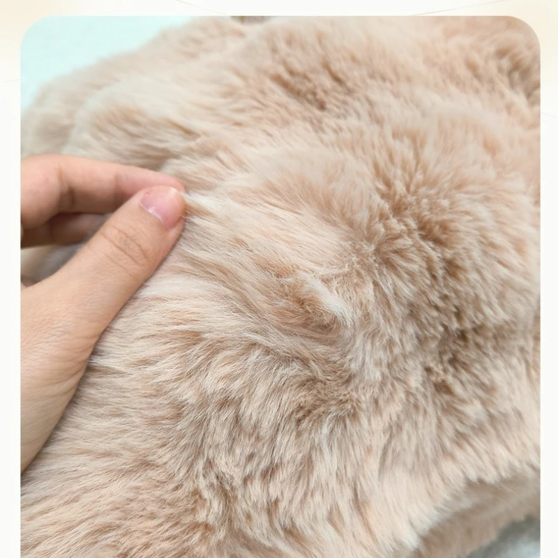 50X50/60X60/50X70CM Large Size Plush Throw Pillow Cover Double-sized Luxury Waist Cushion Cover Decor Home Decorative Pillowcase