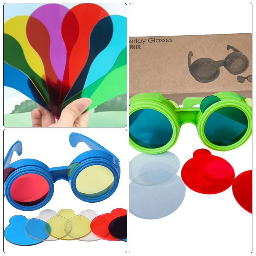 1Set Farbe Mischen Drei Primäre Gläser Experiment Kit Kindergarten Bildungs Liefert Kinder Wissenschaft Experiment Lehrmittel