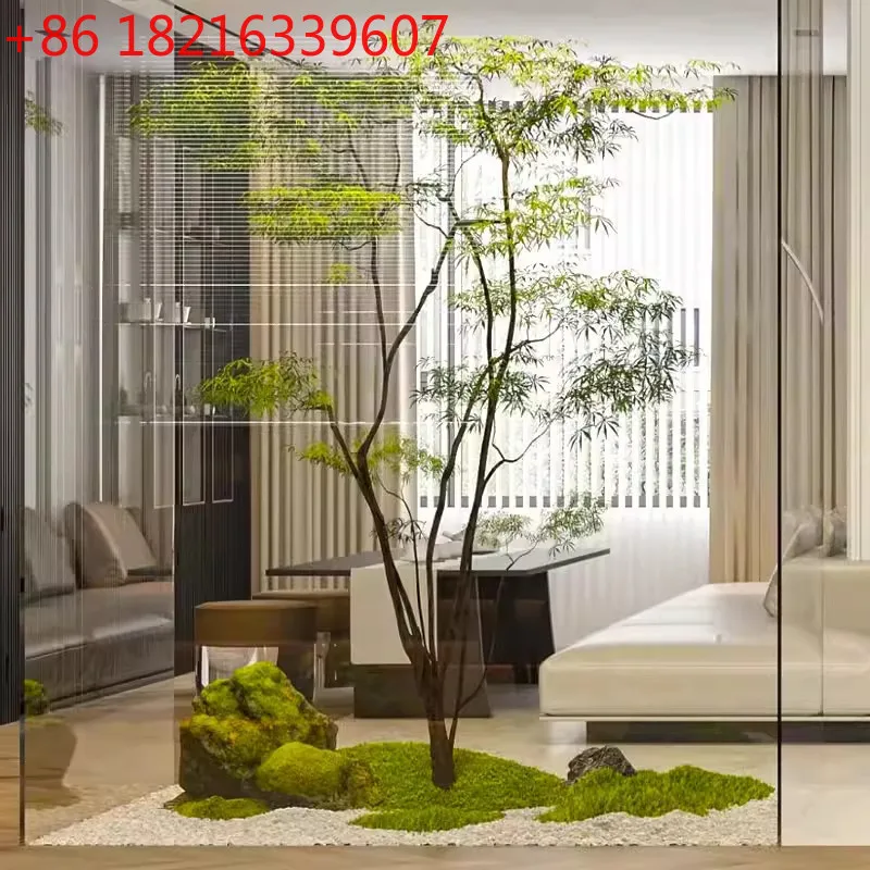 YAO simulation green plant chicken feet acer fake maple landscaping window shopping mall tea room bionic plant