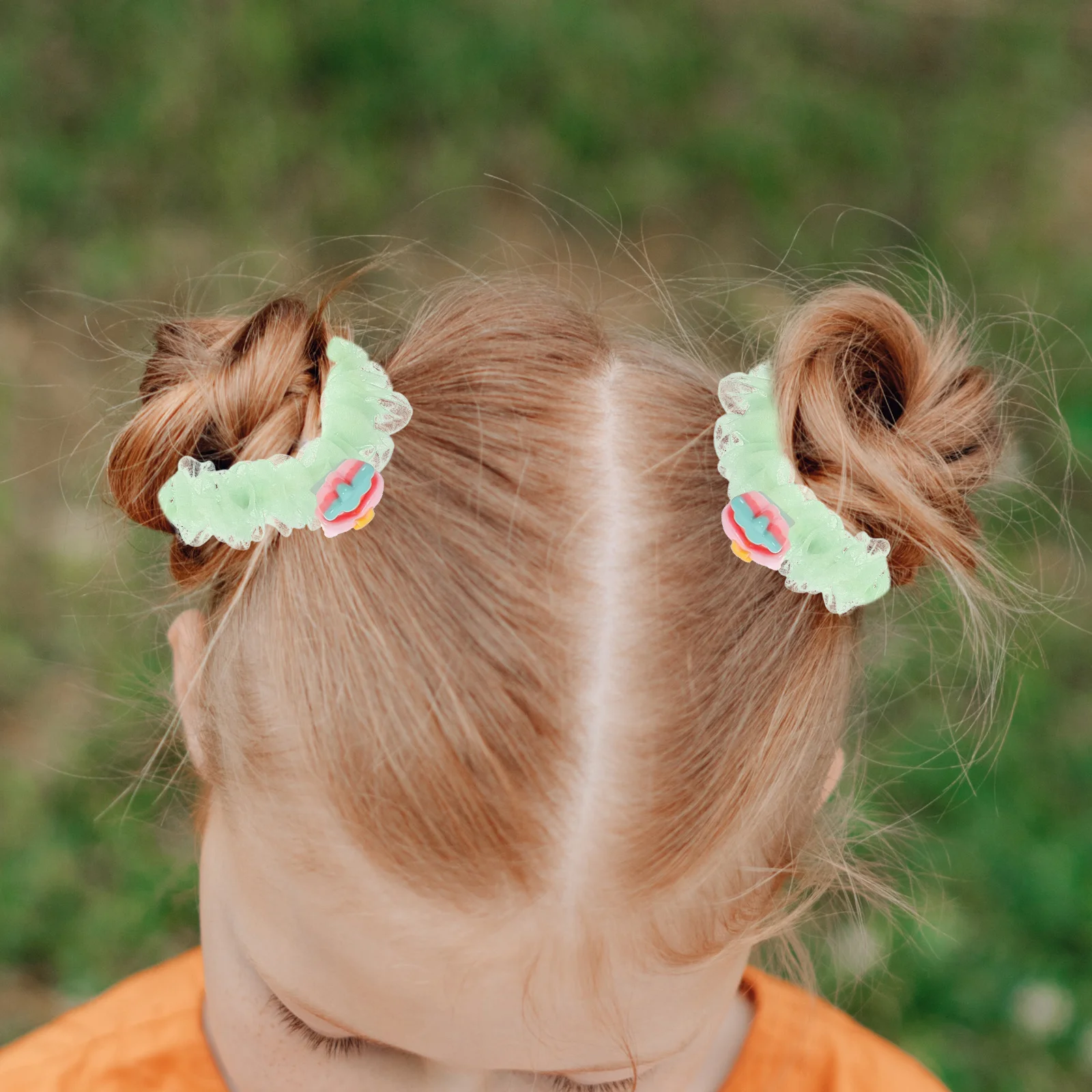 

5 Pcs Cute Scrunchies Girls Elastic Bands Scrunchies Toddler Bows Ponytail Holders Hair Hair Ties For Girls Decor