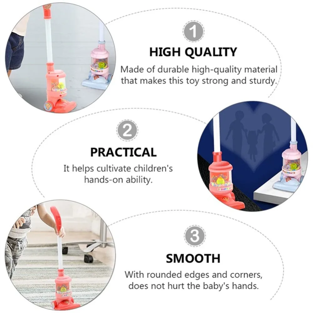 Kinderen Stofzuiger Speelgoed Met Licht Fantasiespel Huishoudelijk Huis Schoonmaken Speelgoed voor Kinderen Peuter Meisjes Jongens Verjaardagscadeau