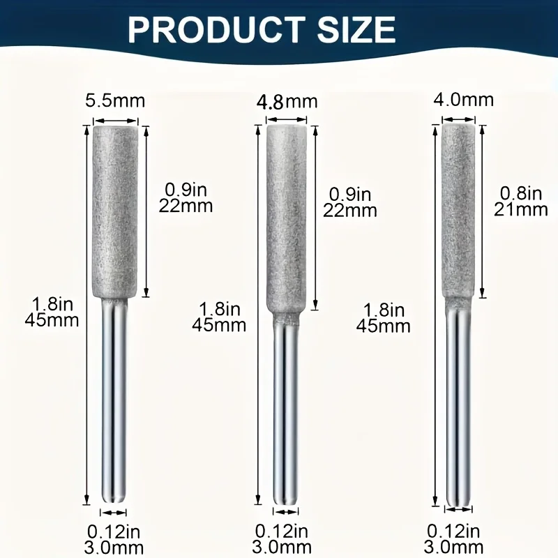 بالمنشار مبراة حجر الذهب الماس المغلفة لدغ أسطواني 4-5.5 مللي متر ملف سلسلة المنشار شحذ نحت طحن أدوات كهربائية عدة