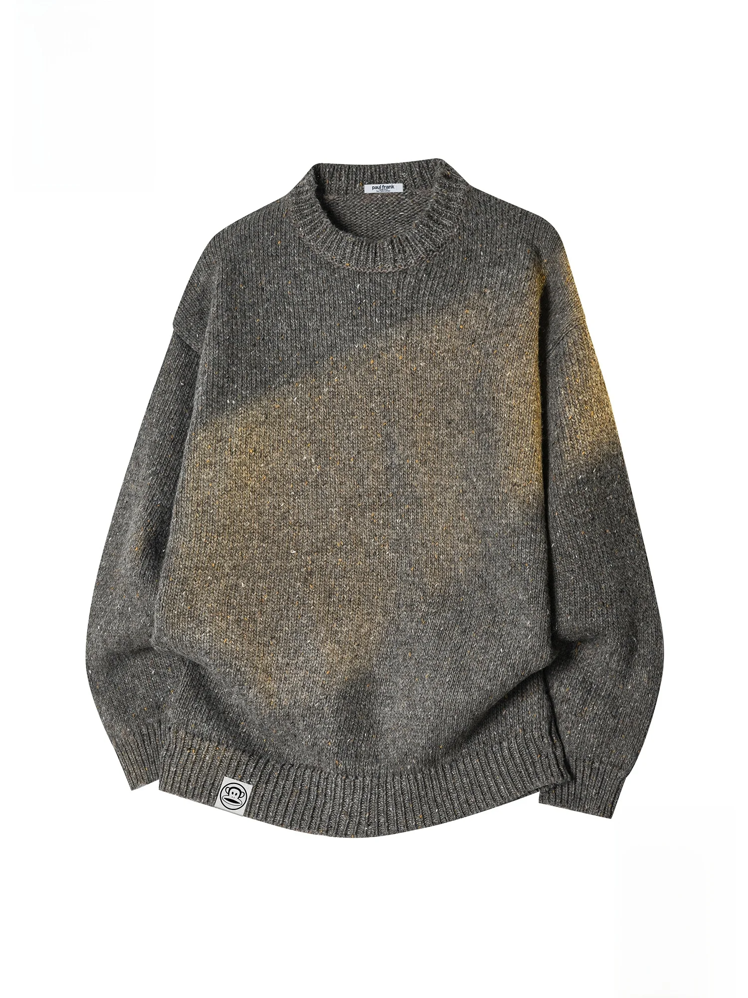 

Мужской шерстяной свитер Paul Frank с круглым вырезом, свободного кроя, осенне-зимний, теплый, вязаный, повседневный, модный, удобный, из смесового полиэстера