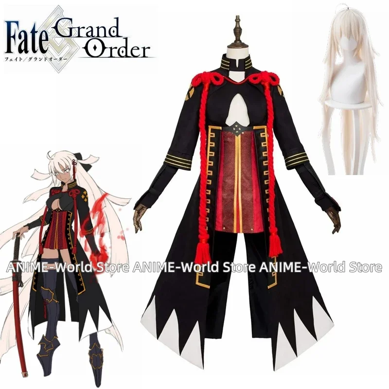 

Game Fate Grand Order Alter Okita Souji Outfit Cosplay Costume Custom size Any Size