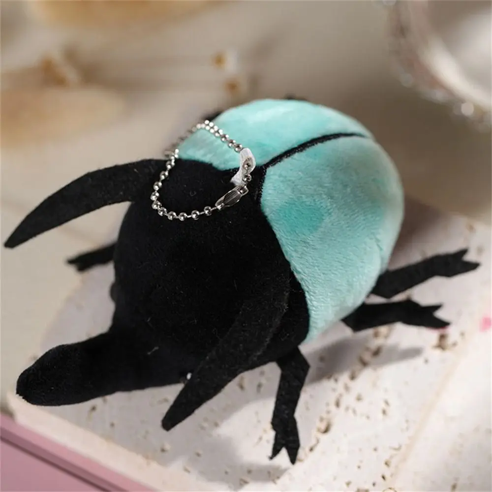 Christmas Gift Small Birthday Stuffed Doll Bag Pendant Beetle Plush Doll Insect Keychain Insect Pendant Insect Plush Keyring