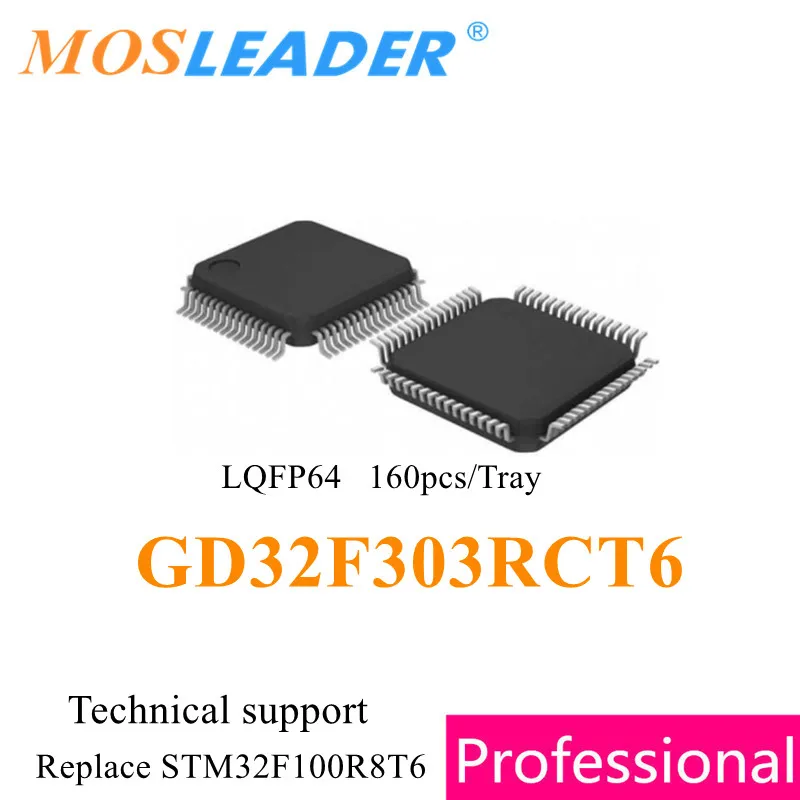 

Mosleader GD32F303RCT6 LQFP64 160PCS 256KB Replace STM32F100R8T6 Original High quality MCU Provide technical support