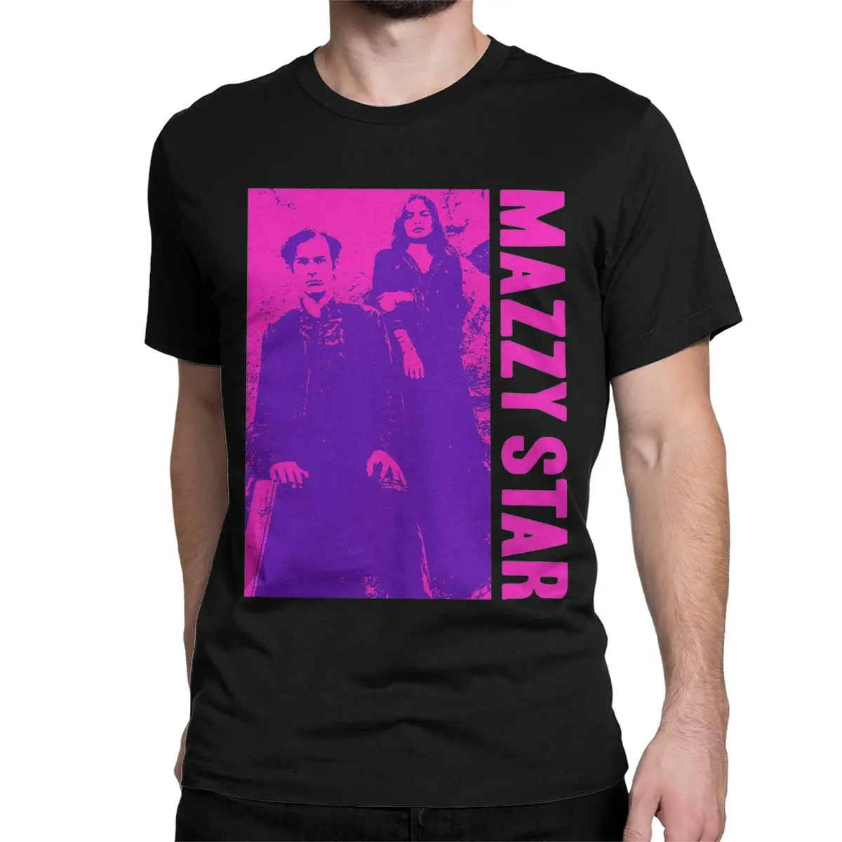 Men Women's T-Shirts Mazzy Star 90s Dreampop Vintage Cotton Tees Short Sleeve Punk Rock T Shirts O Neck Tops New Arrival