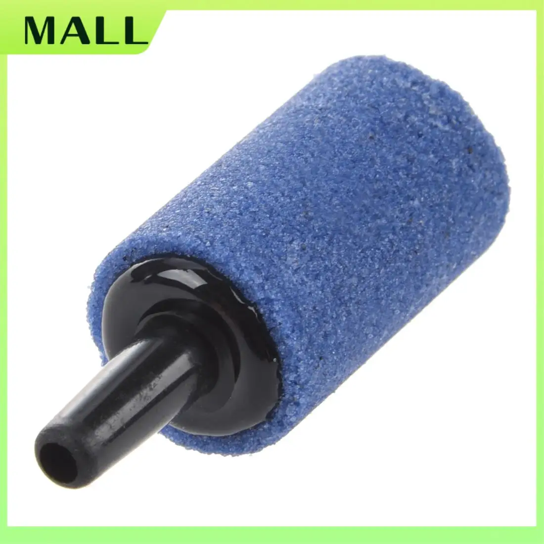 MALL SODIAL(R) 5 قطع من أحجار الهواء ذات الفقاعات الأسطوانية باللون الأزرق لخزان حوض السمك
