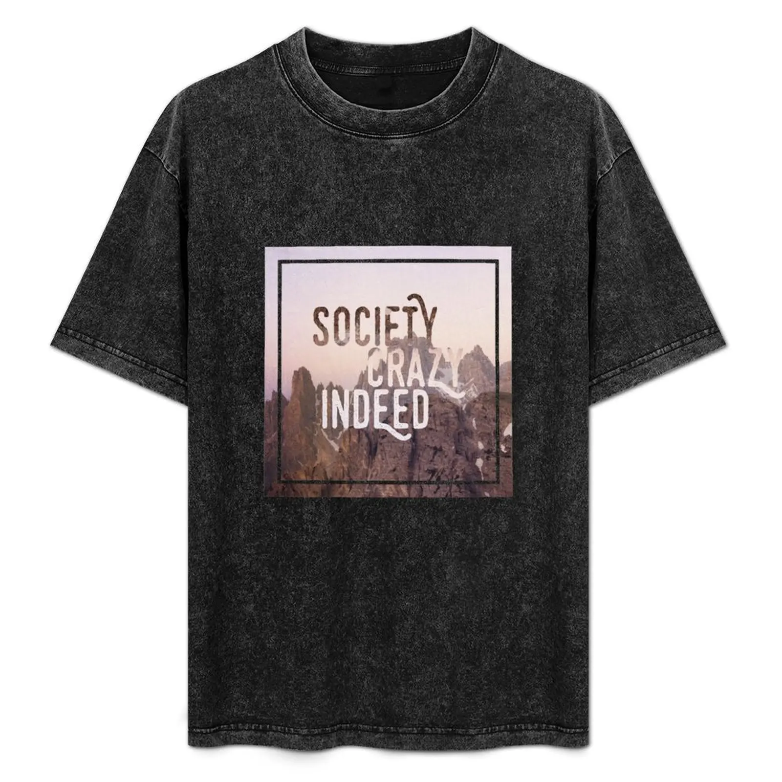 

Society - Into the wild T-Shirt Fashion Print Casual Short Sleeve