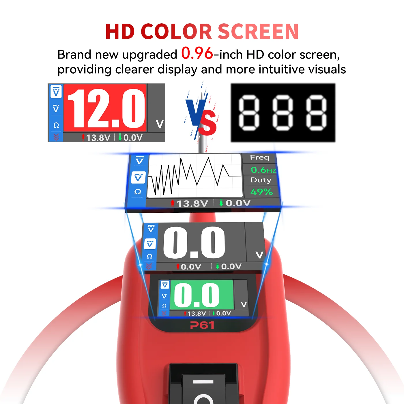 2026 Newest Topdiag P61 Cars&Trucks&Motorcycles&Boats Electric Circuit Tester 9-30V Power Probe Resistant Tester Diagnostic Tool