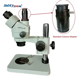 Standard Trinocular Microscope Camera Adapter 1X C-Mount Adapter for Trinocular Microscopio Digital CCD USB Camera Connect Port